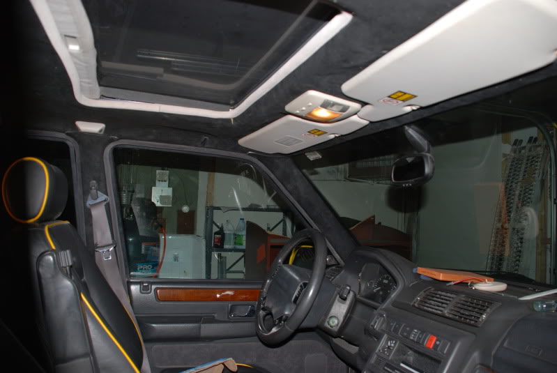 suede headliner in the rover land rover forums land rover enthusiast forum suede headliner in the rover land