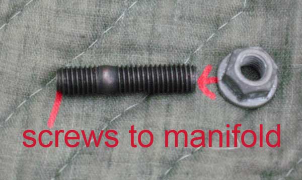 LAND ROVER Exhaust Nuts Manifold Screw Catalyst Nuts Trim Clips x2