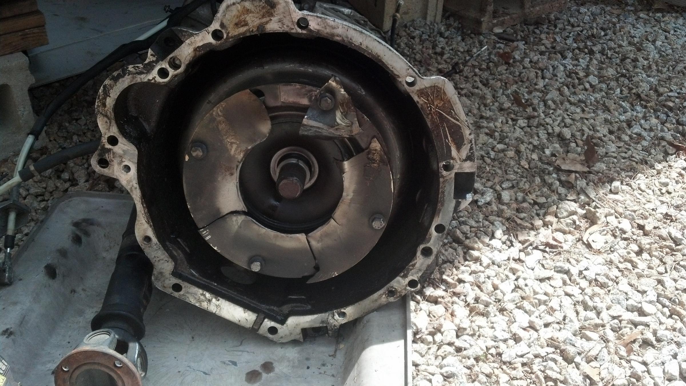 Flex Plate failure write-up.. Transmission to Engine tear down and re