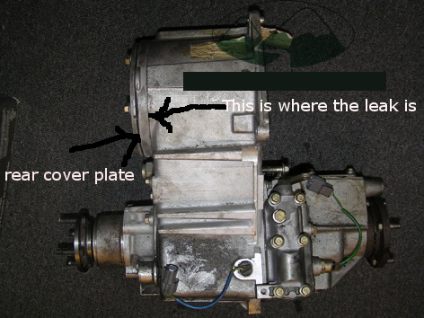 transfer case seal leak