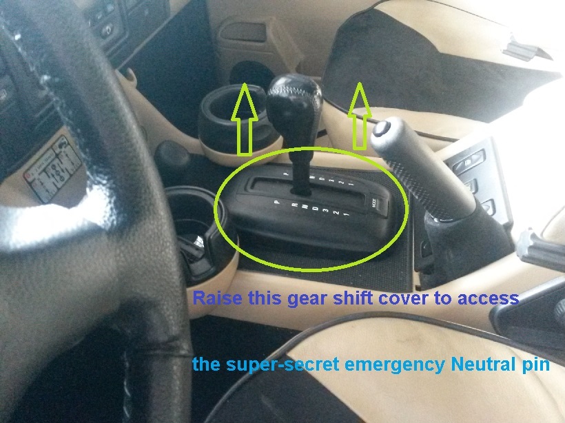 The super-secret emergency-Neutral switch - Land Rover Forums - Land Rover  Enthusiast Forum