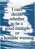 Do you drive a gas guzzler? Dealing with difficult comments on Rover ownership.-horriblewarning.jpg