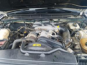 Parting out 2000 DII white Greensboro NC-engine-compartment.jpg